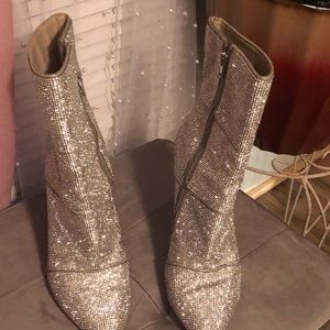 Steve Madden Rhinestone boots size 9